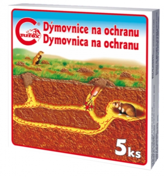 Odpudzovač krtkov Critox dymovnica 5ks