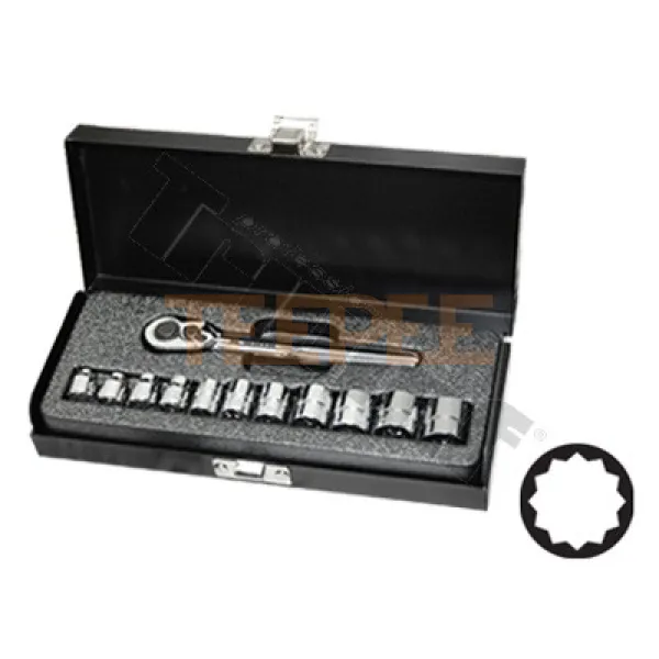 TRIUMF gola sada 1/4" nízky profil hlavíc