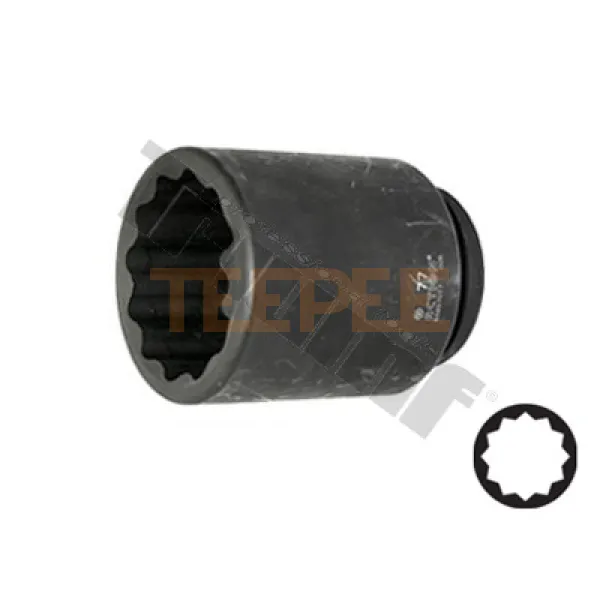 TRIUMF hlavica kovaná 12 - hranná, 1" vstup predĺžená