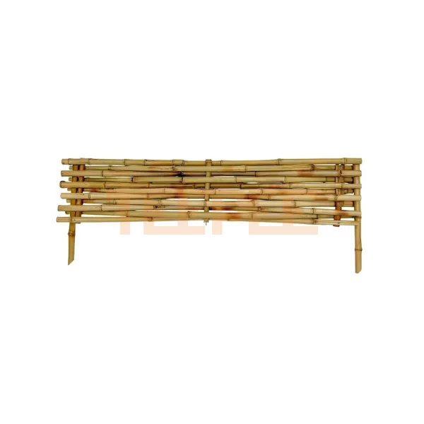 Pletený bambusový záhradný lem natural 90 x 35 cm