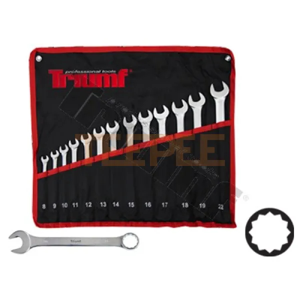 TRIUMF sada kľúčov očkovidlicových predĺžených 6 - 22 mm, 17-dielna