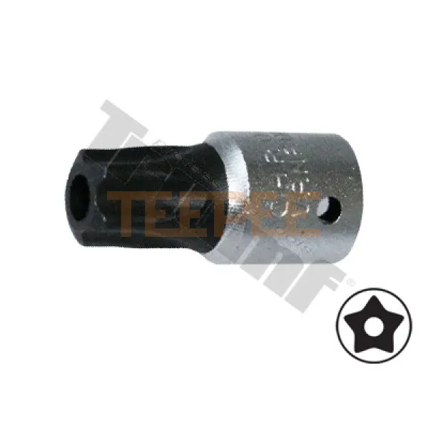 TRIUMF nadstavec 1/4", 5 - hranný Torx, vŕtaný