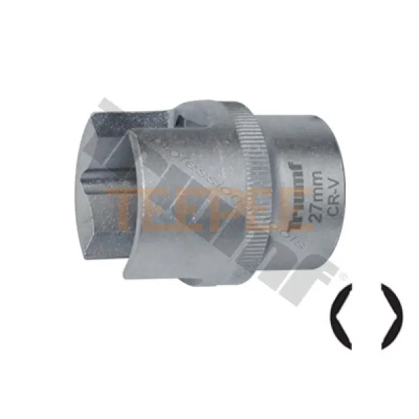 TRIUMF hlavica 27 mm prerezaná na palivové filtre, 1/2" vstup