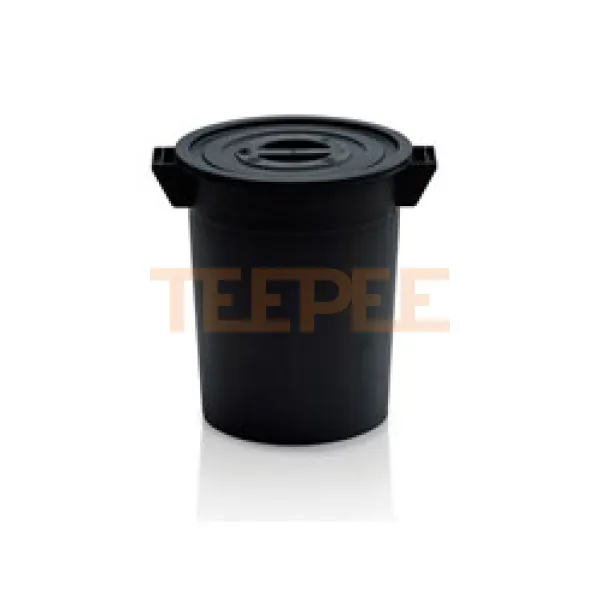 Nádoba s vrchnákom čierna