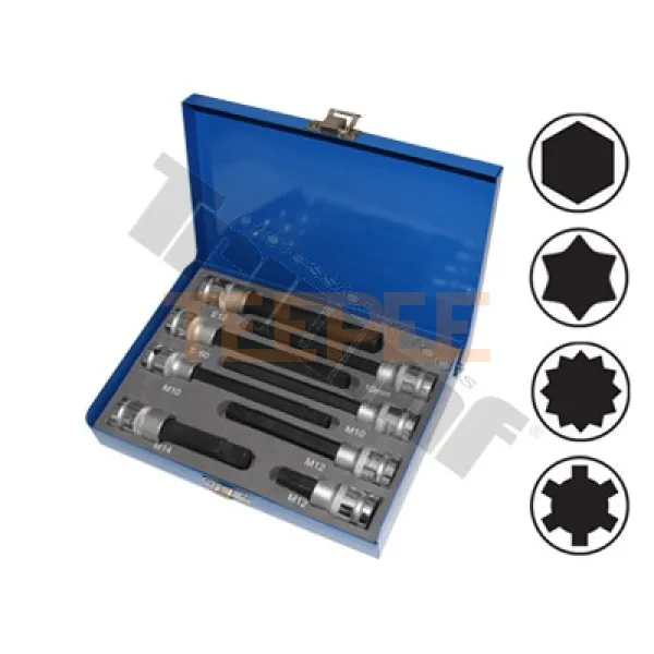 TRIUMF sada 1/2" tvrdených nástavcov na hlavy motorov. 8 - dielna