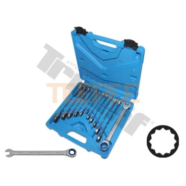 TRIUMF sada kľúčov račňových očkovidlicových 8 - 19 mm, 12-dielna