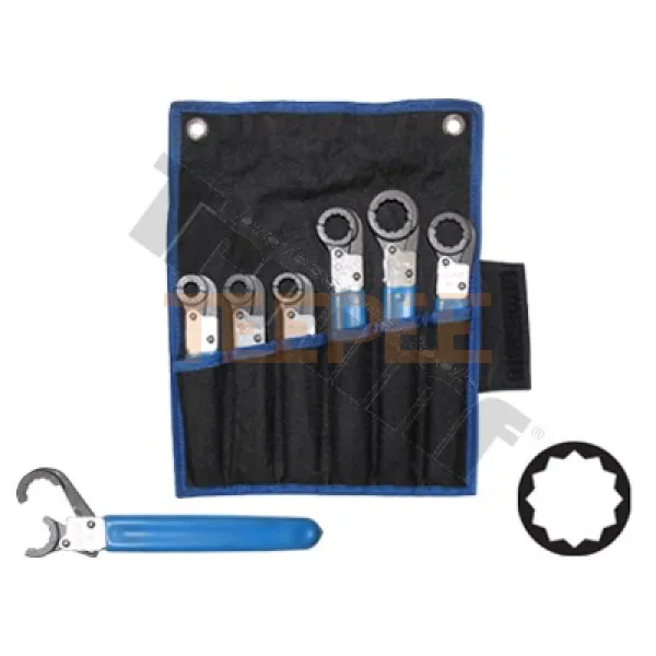 TRIUMF sada kľúčov očkových samozatváracích 10 - 22 mm, 6 - dielna