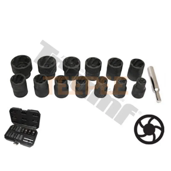 TRIUMF sada špeciálnych povoľovacích hlavíc 1/2" vstup, 14 - dielna