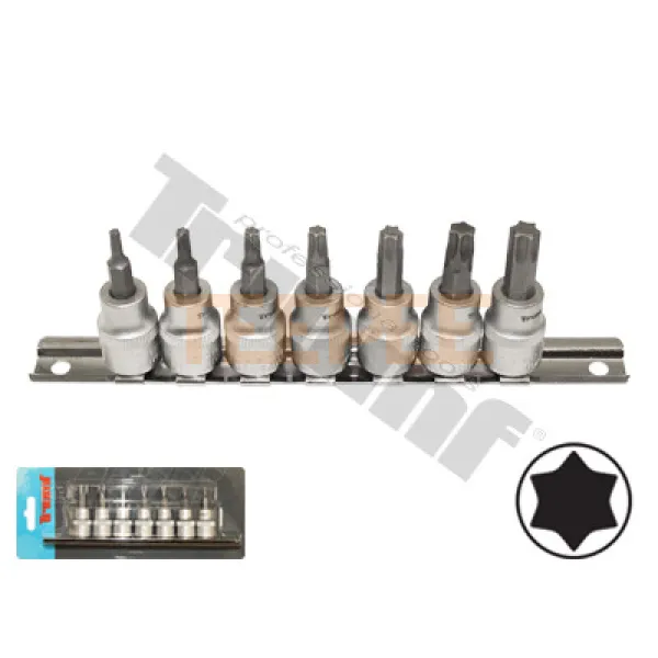 TRIUMF sada bitov T-Profil nevŕtaný v 3/8" hlavici, 7 - dielna