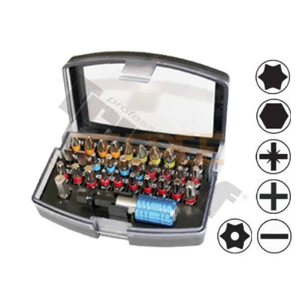 TRIUMF sada bitov v plastovom púzdre, 32-dielna