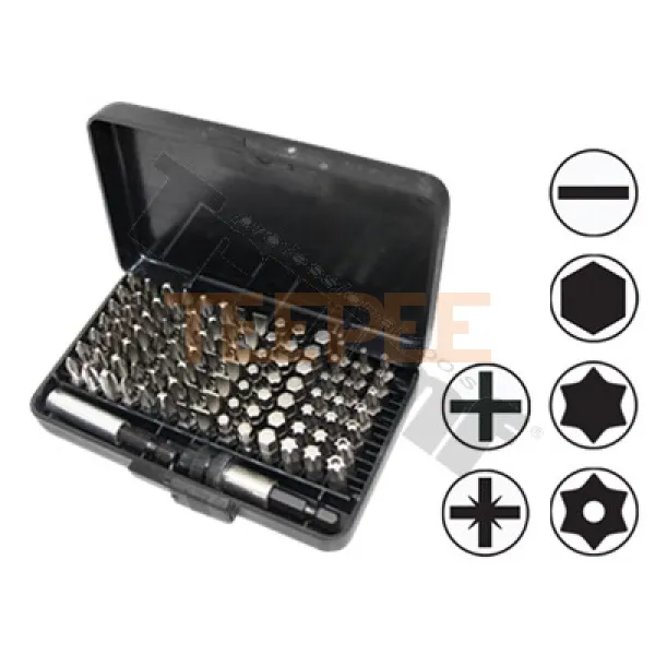 TRIUMF sada poniklovaných bitov, 100-dielna