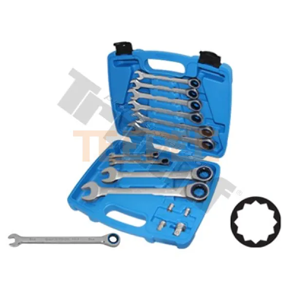 TRIUMF sada kľúčov račňových očkovidlicových 8 - 24 mm, 14-dielna