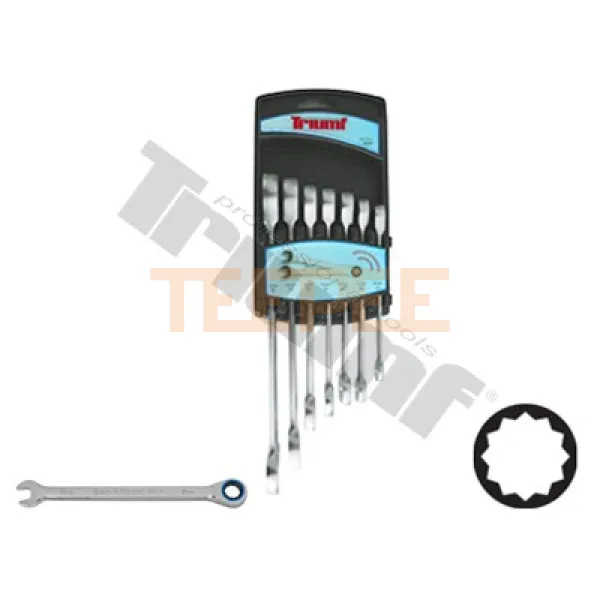 TRIUMF sada kľúčov račňových očkovidlicových 8 - 19 mm, 7-dielna
