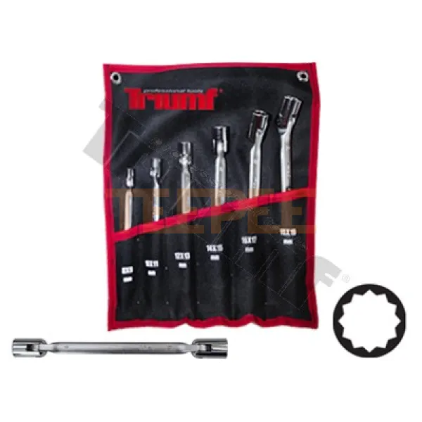 TRIUMF sada kľúčov kĺbových 8 - 19 mm, 6-dielna