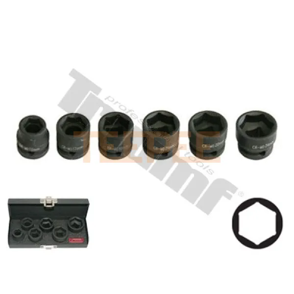 TRIUMF sada extra krátkych hlavíc s 1/2" vstupom, 6 - dielna