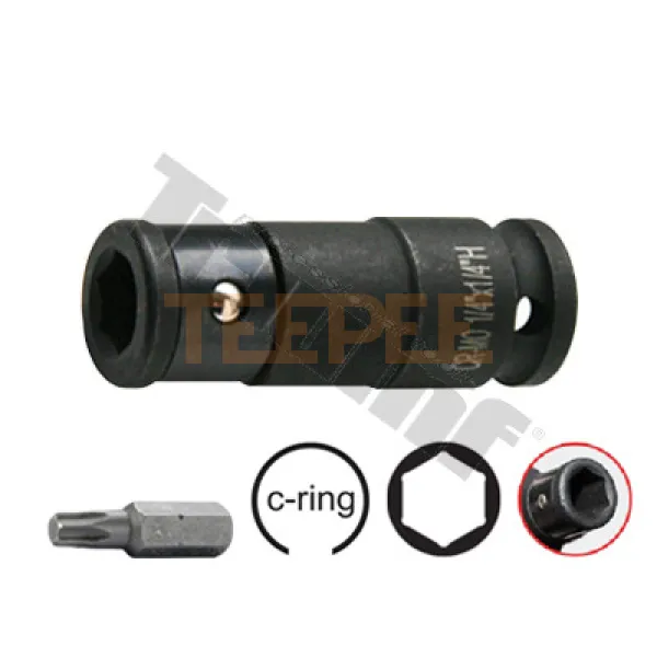 TRIUMF adaptér kovaný 1/4" vstup na 1/4" bity