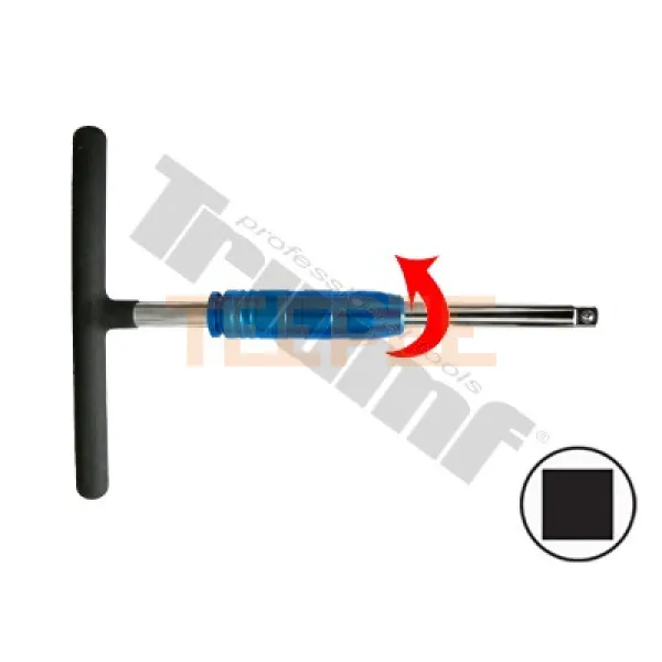 TRIUMF rukoväť "T" nastaviteľná a rýchlootočná, samec