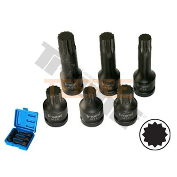 TRIUMF sada bitov maxi XZN, 1/2" vstup, 6 - dielna