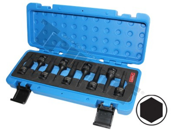 TRIUMF sada kovaných inbus bitov, 1/2" vstup, 9 - dielna
