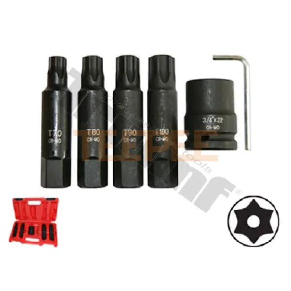 TRIUMF sada tvrdených bitov 3/4" bitov, 6 - dielna