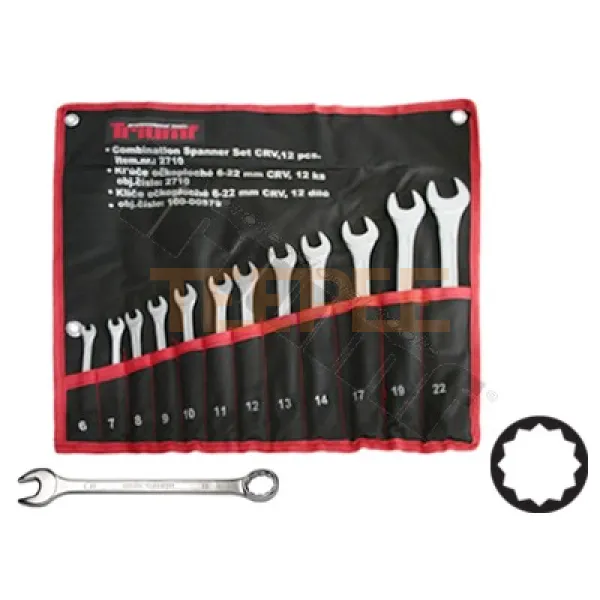 TRIUMF sada kľúčov očkovidlicových 6 - 22 mm, 12-dielna