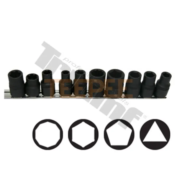 TRIUMF sada špeciálnych hlavíc 1/2” , 10 - dielna