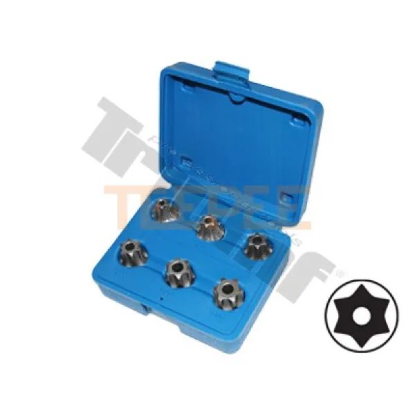 TRIUMF sada 1/2" nástavcov Torx, 6 - dielna
