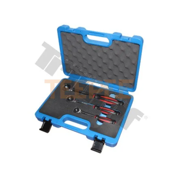 TRIUMF sada rační 1/4”, 3/8”, 1/2” so skrutkovaciou rukoväťou, 3 - dielna