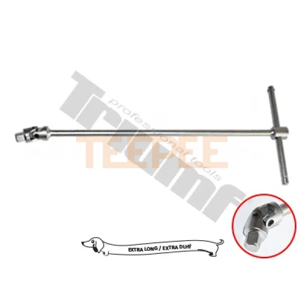 TRIUMF kľúč "T" extra dlhý s nastaviteľnou rukoväťou