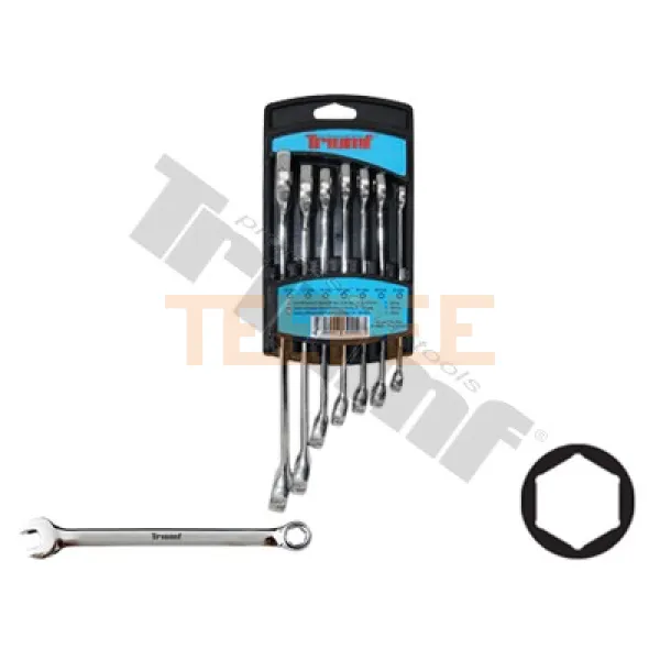 TRIUMF sada kľúčov očkovidlicových, 8-19 mm, 7-dielna
