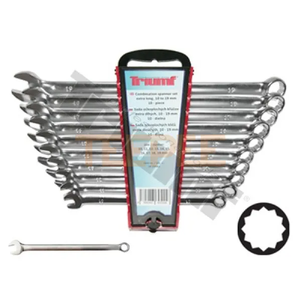 TRIUMF sada kľúčov očkovidlicových extra dlhých 10 - 19 mm, 10-dielna