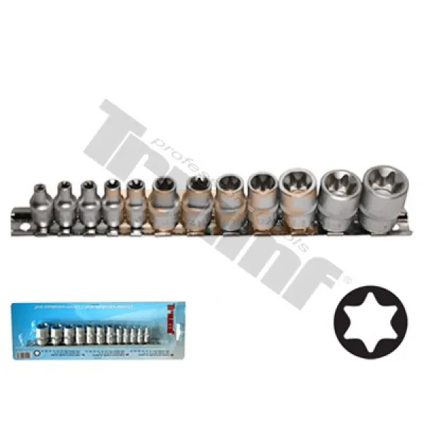 TRIUMF SADA HLAVÍC E-PROFIL MAXI, 1/4“ - 3/8”, 12 - DIELNA