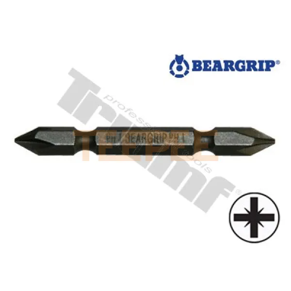 BEARGRIP bit 1/4" krížový obojstranný PZ x PZ (65 mm)