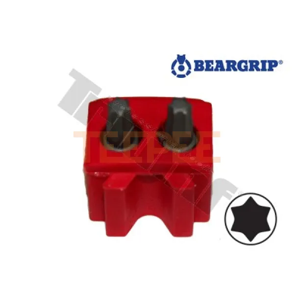 BEARGRIP kocka BITBLOK s dvoma bitmi Torx