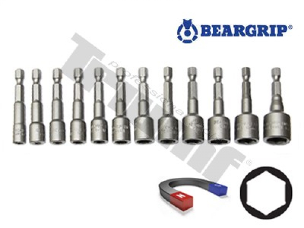 BEARGRIP sada magnetických nástavcov 12 ks