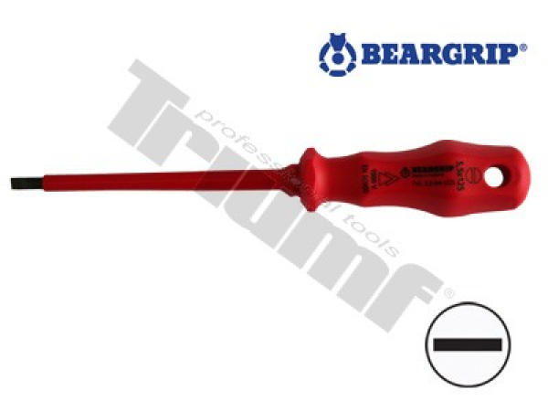 BEARGRIP skrutkovač plochý izolovaný do 1000V, VDE
