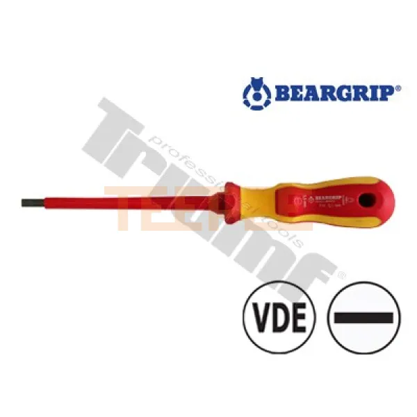 BEARGRIP skrutkovač plochý 2K VDE, 1000V