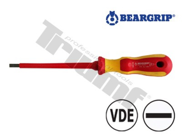 BEARGRIP skrutkovač plochý 2K VDE, 1000V