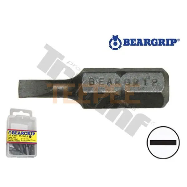 BEARGRIP bit plochý, dĺžka 25 mm, 1ks