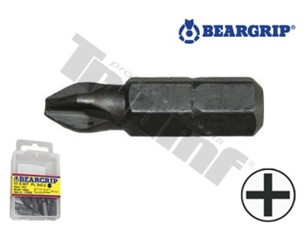 BEARGRIP bit krížový PH, dĺžka 25 mm, 1ks