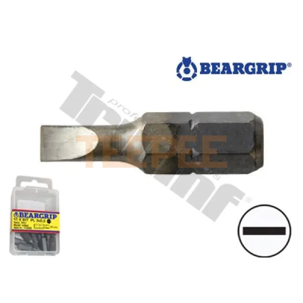 BEARGRIP bit plochý, dĺžka 25 mm, Zr.N, 1ks