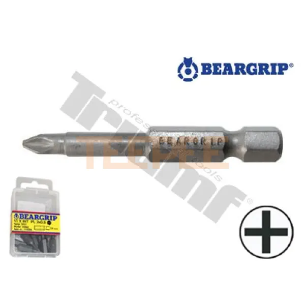 BEARGRIP bit krížový PZ, dĺžka 50 mm, 1ks