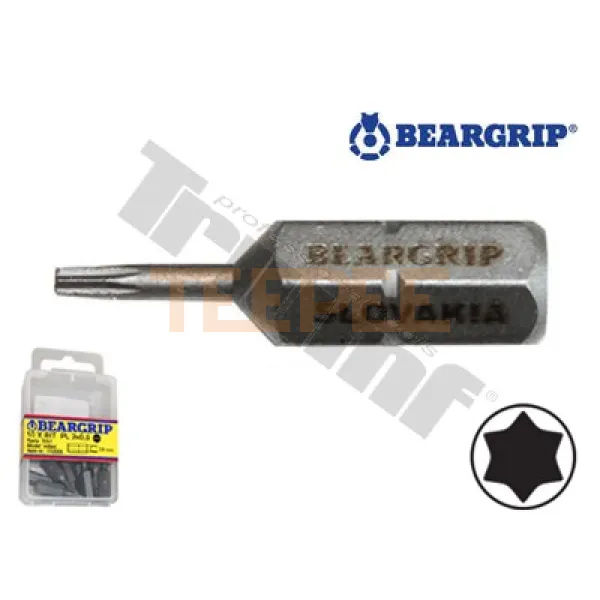BEARGRIP bit Torx nevŕtaný, dĺžka 25 mm, 1ks