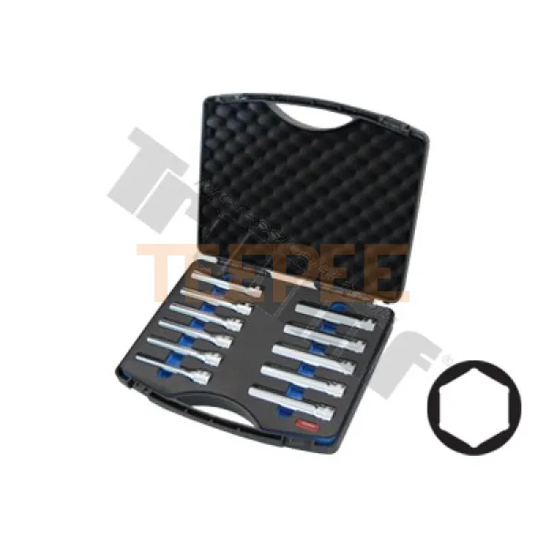 TRIUMF sada extra predĺžených hlavíc SW 1/2" vstup, 11-dielna