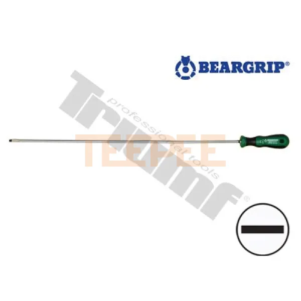 BEARGRIP EXTRA dlhý plochý skrutkovač