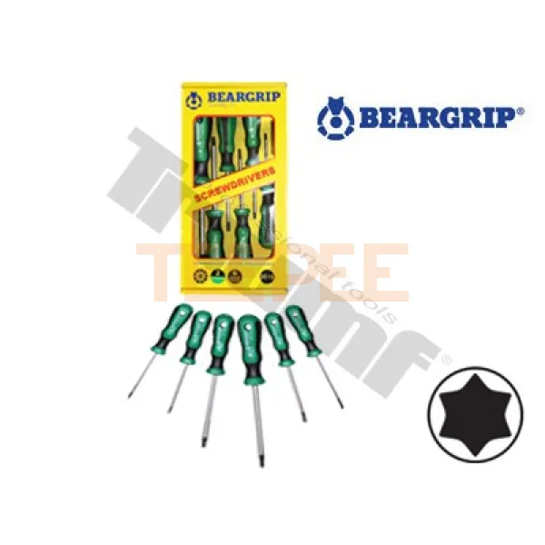 BEARGRIP sada 2K Torx skrutkovačov TX10 - 40, 6 – dielna