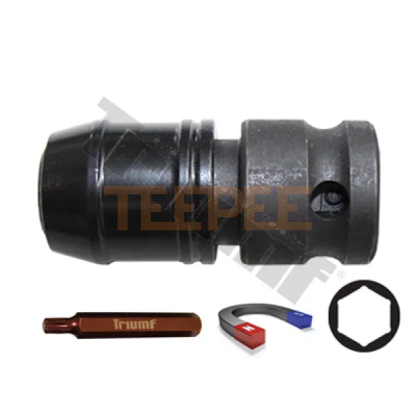 TRIUMF 1/2" kovaný adaptér pre 10 mm bity, CRMO