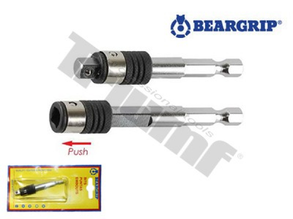 BEARGRIP pevný nadstavec na bity a hlavice 1/4”