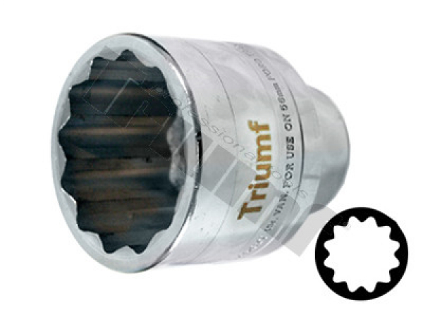 TRIUMF hlavica 12-hran, 3/4" na poloosi