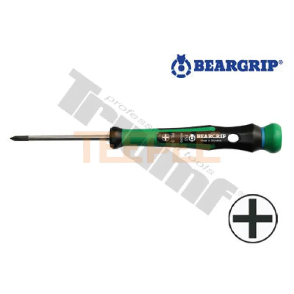 BEARGRIP micro skrutkovač krížový 2K séria 753-PH1 x 80 mm (B-T)